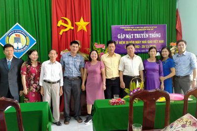 GẶP MẶT TRUYỀN THỐNG KỶ NIỆM 38 NĂM NGÀY NHÀ GIÁO VIỆT NAM