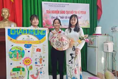 HỘI THI VẼ TRANH TRẢI NGHIỆM SÁNG TẠO CHỦ ĐỀ “THẦY CÔ VÀ MÁI TRƯỜNG”