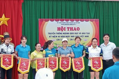 HỘI THAO TRUYỀN THỐNG NGÀNH GIÁO DỤC VÀ ĐÀO TẠO – KỶ NIỆM 40 NĂM NGÀY NHÀ GIÁO VIỆT NAM